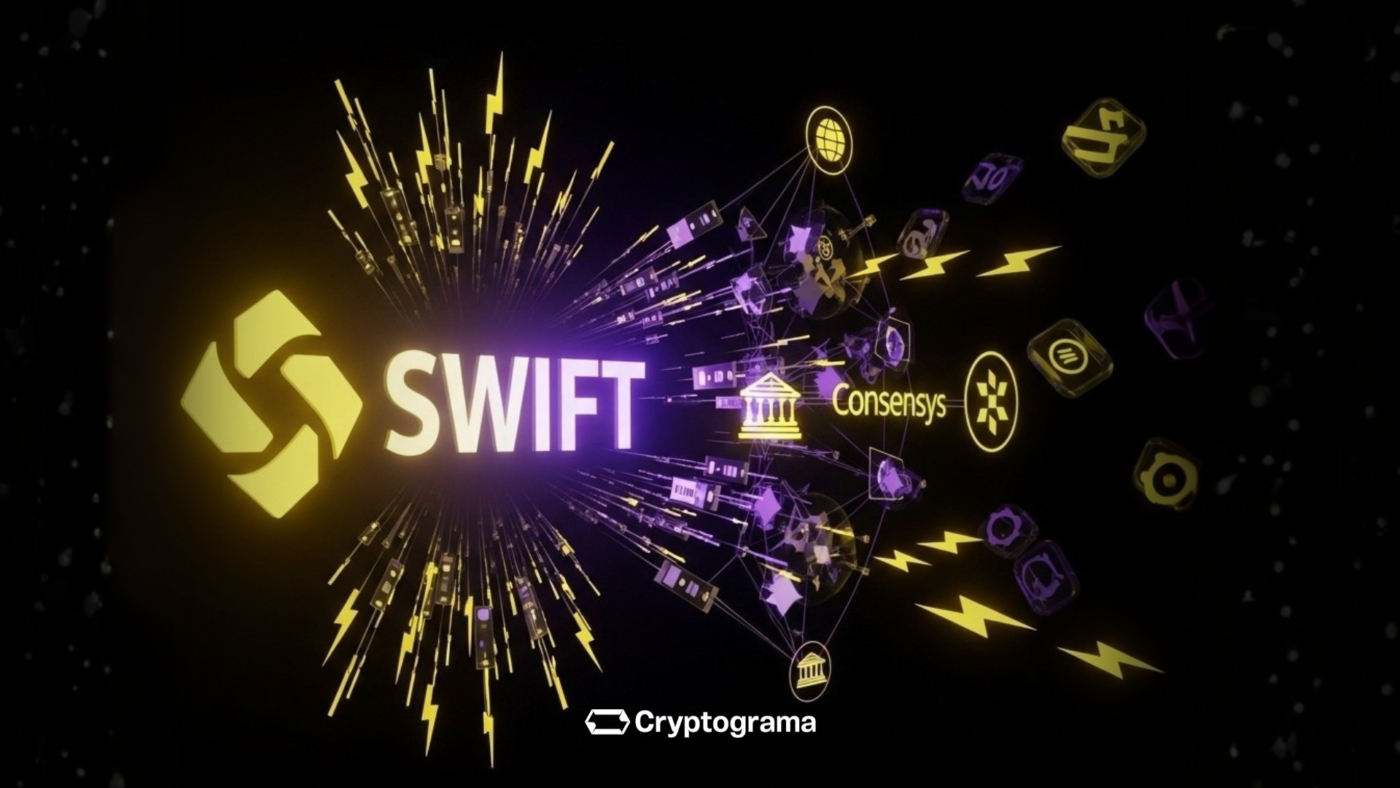 SWIFT Lança Livro-Razão Blockchain com ConsenSys e 30+ Bancos: Pagamentos Instantâneos 24/7 e Futuro Tokenizado